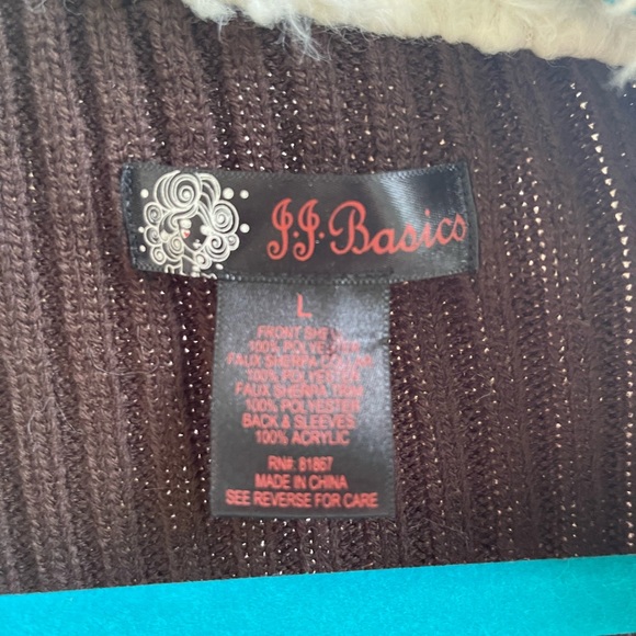 Faux suede jacket with Sherpa collar - Picture 2 of 4